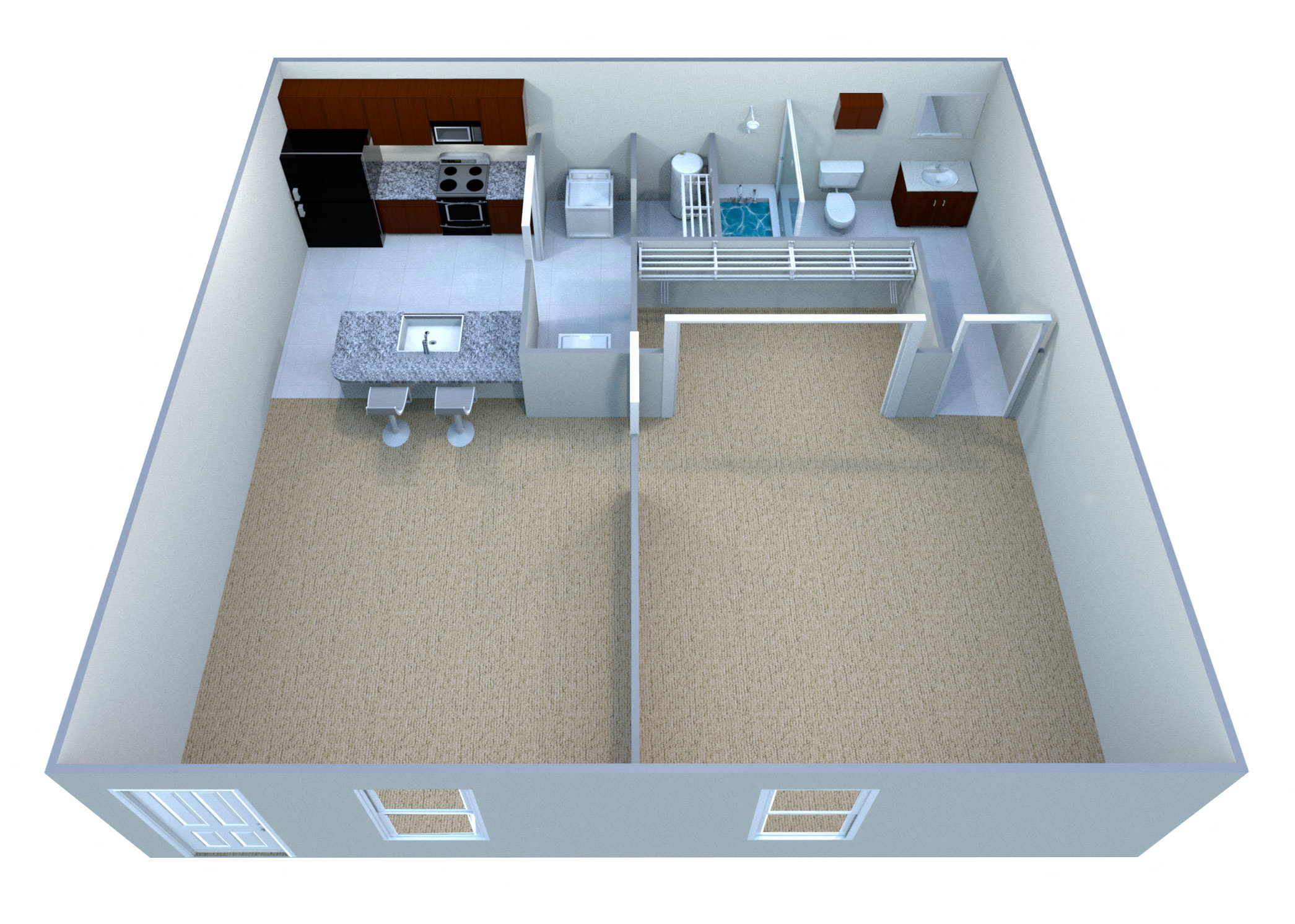 Suite A Floorplan